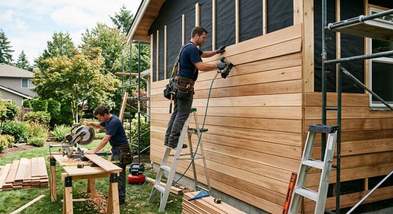 Batten Siding Installation in Boston, MA