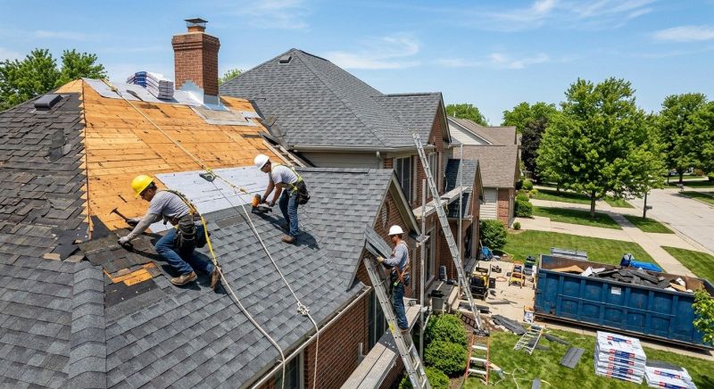 Roof Reshingling in Fredericksburg, VA